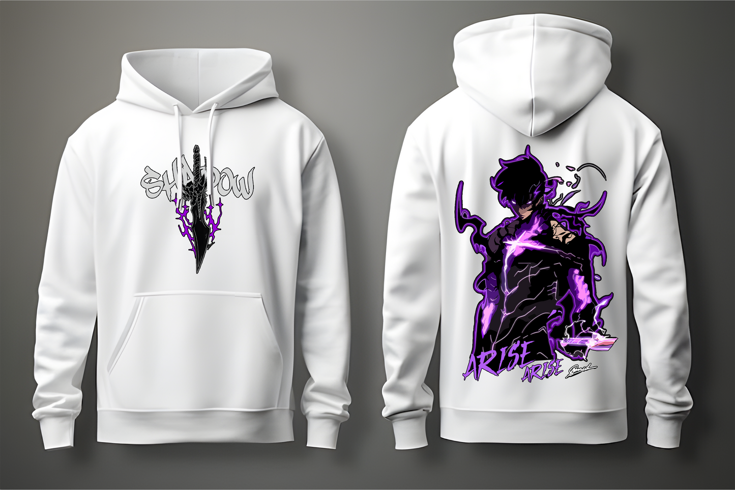 Hoodie Anime Solo Leveling Shadow